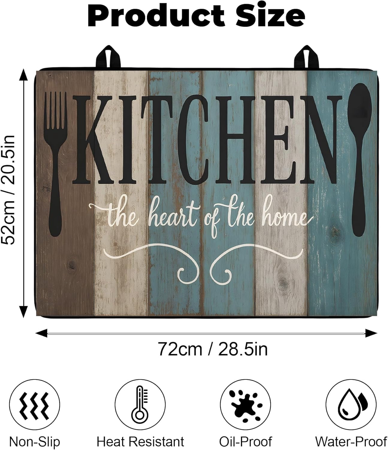 Heat-Resistant Glass Stove Top Cover with Anti-Slip Rubber Coating – Electric Stove Protector, Scratch-Resistant, Counter Space Decor Mat (board, 28.5"L x 20.5"W)