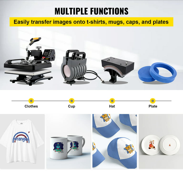 Heat Transfer Printer Automatic 3D Printing Machine Sublimation Press  Multifunction Printer for T-shirt Hat Mug ST-420