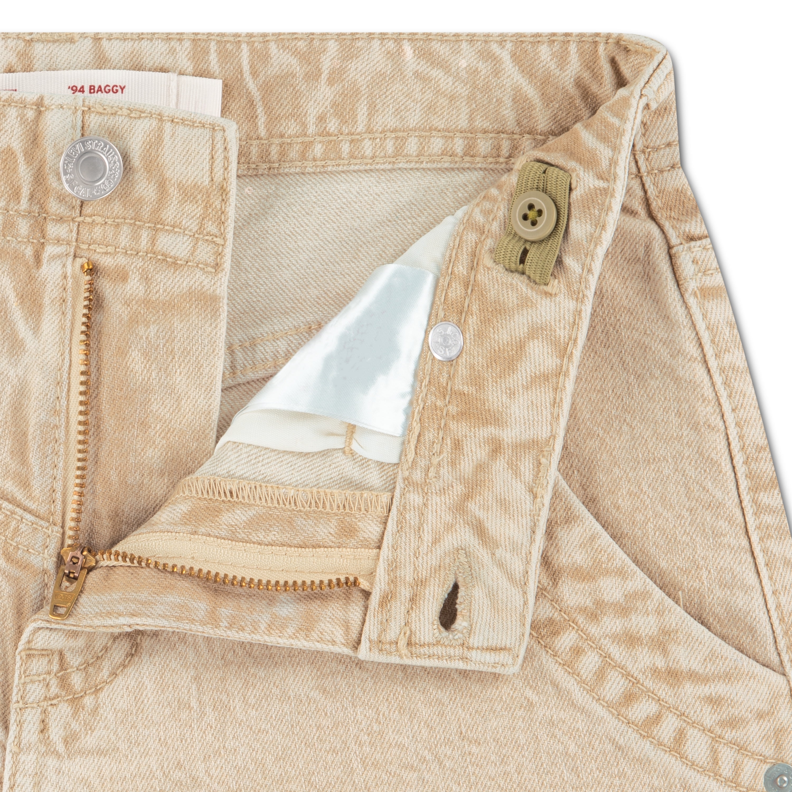 Levi Girls '94 Baggy Wide Leg Denim Jean with Yoke, Sizes 7-16