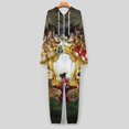 thumbnail image 6 of Alice in Wonderland Unisex Onesie Pajamas Zipper Jumpsuit Hooded One Piece Sleepwear for Family Mens Womens, 6 of 8