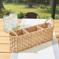 Better Homes & Gardens Beige Oval Rattan Caddy