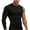 Black-1, variant on Long Sleeve Shirts for Men, Mens One Arm Sleeve Compression Shirt 1/2 Long Sleeve Base Layer Sports Workout Basketball Top