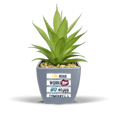 thumbnail image 1 of Pot de Fleurs Ananas Faux Motif Cœur Route Mini Décor, 1 of 3