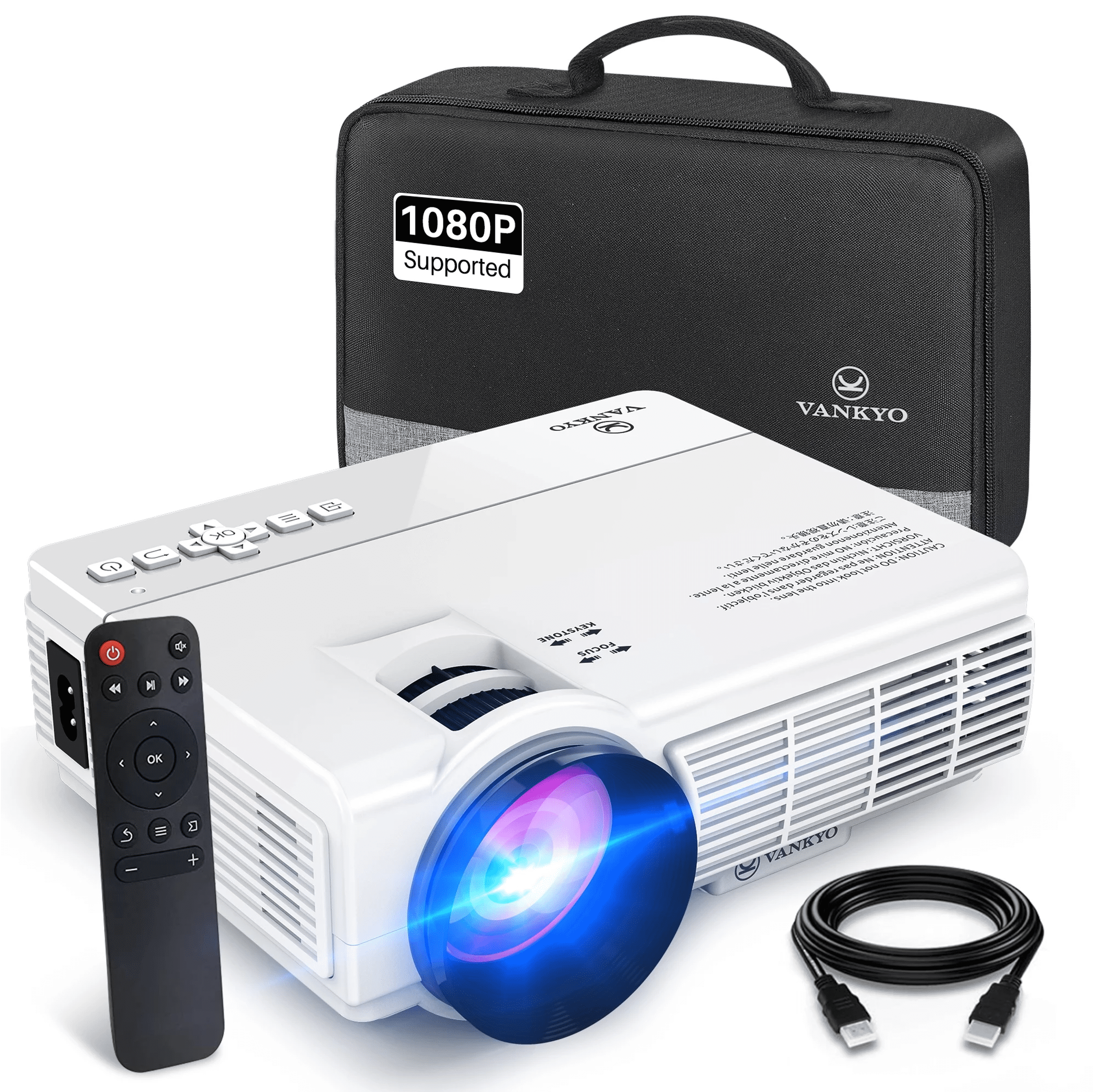 VANKYO V600 High Def LED Projector, 1080P Native, 300 VANKYO V600 High Def LED Projector, 1080P Native, 300