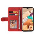 thumbnail image 2 of Case for LG K41S/K51S Leather Wallet Book Flip Folio Stand View Cover - Red, 2 of 5