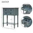 thumbnail image 3 of Console Table with Storage, Rustic Hallway Table, Wood Entryway Table with 3 Drawers and Shelf, Narrow Console Tables for Living Room Entryway Entrance, 3 of 8