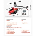 thumbnail image 2 of KFFKFF Remote Control Helicopter, 2.4GHz Flying RC Toy with Shooting Feature, 3.5 Channel Aircraft for Teens, Altitude Stability, Easy Takeoff/Landing & LED Lighting, Suitable for Ages 14+, 2 of 9