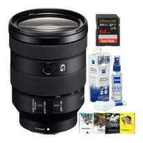 Sony FE 24-105mm f/4 G OSS Full-Frame E-Mount Lens with Accessory Bundle