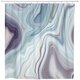 thumbnail image 1 of Cortina de ducha azul granito mármol blanco gris abstracto patrón marrón negro hogar decoración de baño poliéster impermeable tela 72x72 pulgadas conjunto con ganchos Feliz Sencillez, 1 of 3