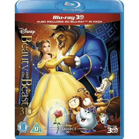 Beauty And The Beast Blu-ray 3D + Blu-ray Region Free (1991)