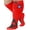 Red, variant on Mojo Compression Knee High for Women and Men 20-30mmHg Medical - Red, 5X-Large