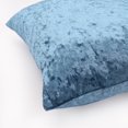 thumbnail image 4 of Mainstays Crushed Velvet Square Decorative Pillow, 18" x 18", Teal, 4 of 5