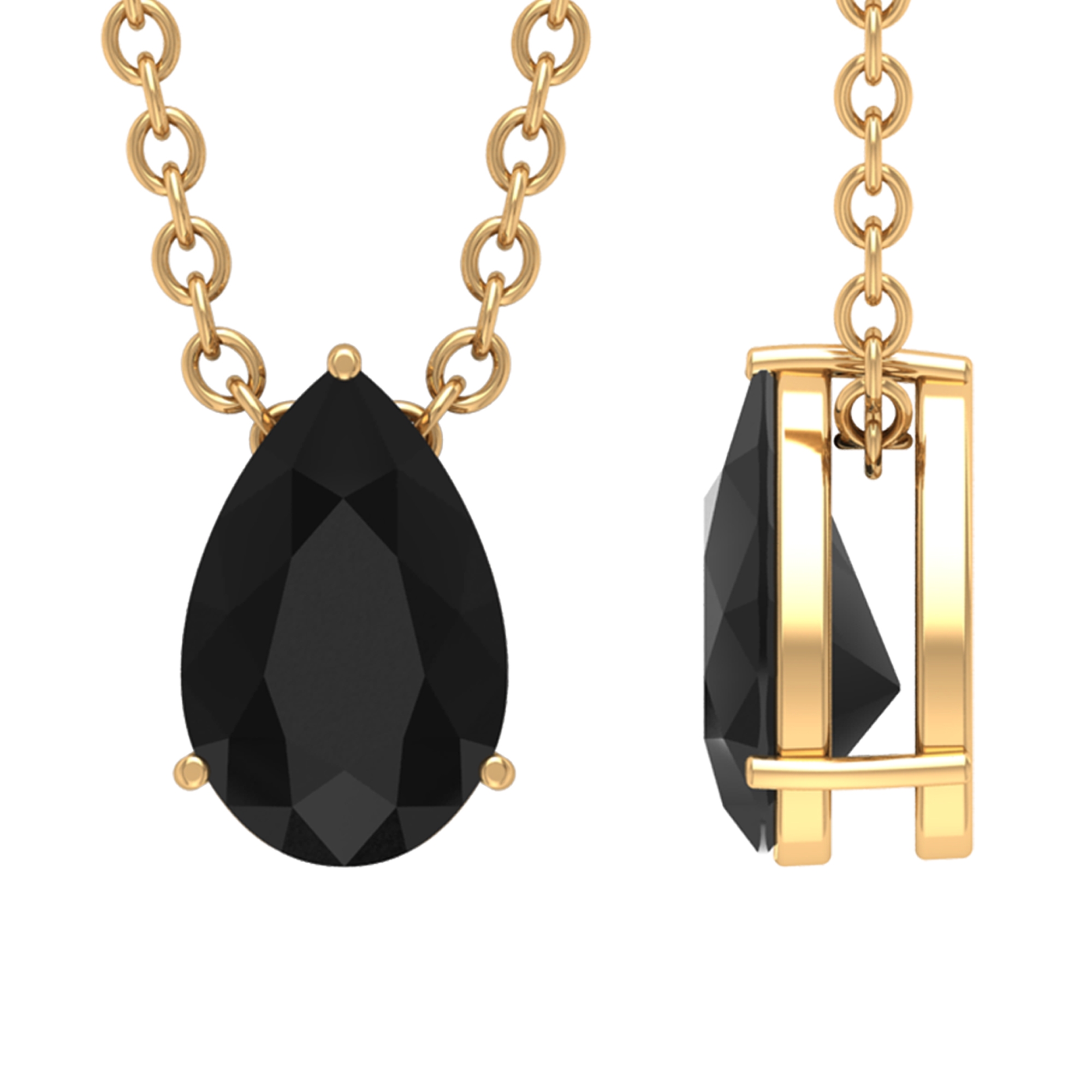 December Birthstone Pendant Necklace 