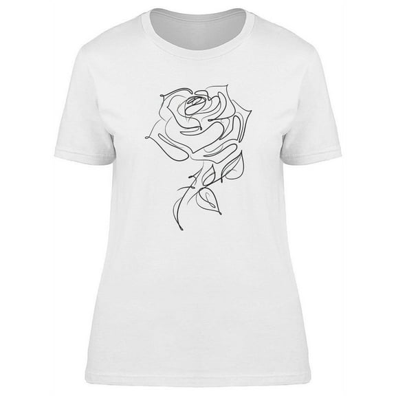 Floral Design T-Shirt Women -Image by Shutterstock, Female XX-Large