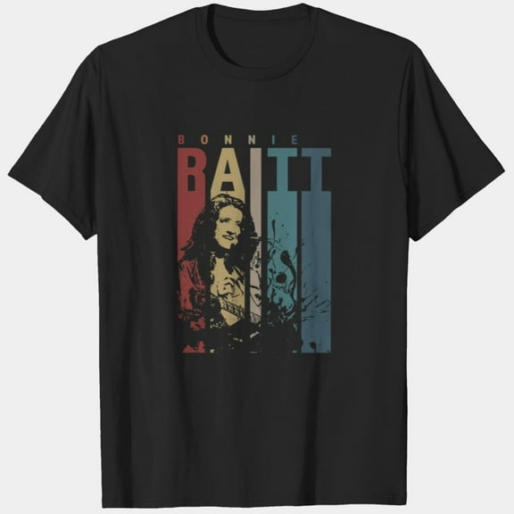 Bonnie Raitt Vintage Unisex T-Shirt Full Sizes S - 5XL Multicolor