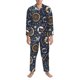 thumbnail image 2 of Balery Nautical Pijama para Hombre de Dos Piezas con Manga Larga, Conjunto de Dormir y Descanso Suave con Bolsillos-Large, 2 of 6