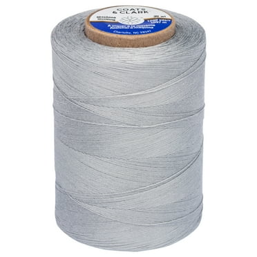 Coats & Clark 100% Cotton Sewing Thread, 1200 yd Size 50, Nugrey