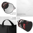 thumbnail image 2 of Balery Fierce Red Viper Graphic Art Cesta de ropa redonda con asas, impermeable, independiente, para ropa, juguetes, dormitorio y familia-Medium, 2 of 6
