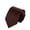 Brown, variant on Men's Solid Stripe Business Tie, Classic Formal Necktie for Suit Wedding Office, Professional Silk Blend Tie