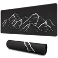 thumbnail image 1 of "Enjoy Top-Level Gaming & Office Work with Our Extended Mountain Theme Mouse Pad: Large 31.5x11.8 Inch, Stitched Edges, Stable Rubber Base", 1 of 7