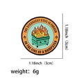 thumbnail image 5 of Dumpster Fire Enamel Pin Funny Quote Lapel Pin for Clothing Backpacks Hats Bags Jackets Humorous Meme Accessory 1 Piece, 5 of 8