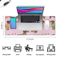 thumbnail image 5 of Long Mouse Pads for Desk,Colorful Funny Dachshund Desk Mats on Top Of Desks, Desk Mouse Pad Extra Large with 3mm Non-Slip Base and Stitched Edge for Gaming,Office,Work,Home 31.5"x11.8", 5 of 6