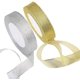 thumbnail image 1 of Cintas de organza para Navidad, Acción de Gracias, Regalo artesanal 2 cm * 22 m 2 piezas (Oro + Plata) Sailing Electrónica, 1 of 5