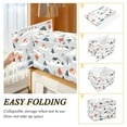 thumbnail image 2 of Yayeee Collapsible Cube Storage Bin with Lid Fabric Closet Decorative Basket with Handles, Cartoon Blue Houses, 2 of 7