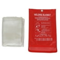 thumbnail image 1 of High-Temperature Resistant Fire Safety Blanket with Reinforced Handle for Emergency Use in Homes, Kitchens, and Offices - Includes Storage Bag for Easy Portability and Access, 1 of 6