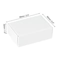thumbnail image 2 of Uxcell 3.3x2.4x1.2" Paper Soap Box, 40 Pack Soap Boxes Rectangle Packaging Boxes, White, 2 of 6