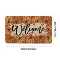 thumbnail image 3 of Non-Slip Indoor Outdoor Entrance Mat, High-Density Polyester Water Absorbent Floor Rug, Easy Clean Doormat for Home Kitchen Bathroom Laundry Room, Anti-Fatigue Washable Carpet with Geometric Pattern, 3 of 6