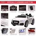 thumbnail image 3 of Aosom Voiture Électrique pour Enfants sous Licence Officielle 6 V, Véhicule à Batterie, Cadeau Parfait pour Enfants avec Télécommande, Roues avec Suspension, Vitesse Réglable, Blanc, 3 of 9