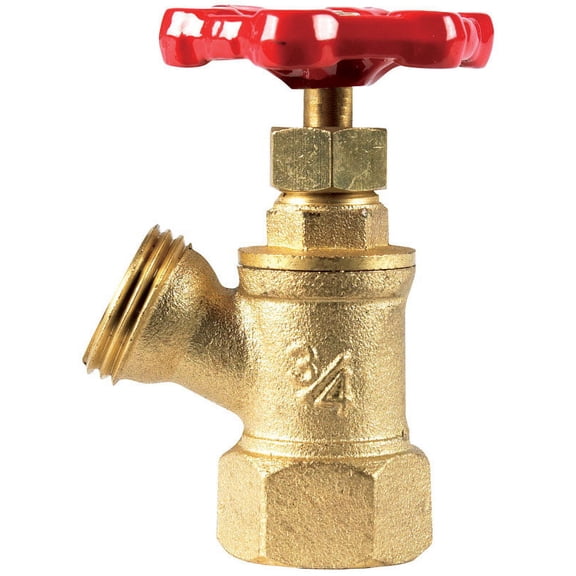 B & K 102-804 Boiler Drain Valve, Brass 3/4" Mht X 3/4" Mip