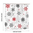 thumbnail image 3 of WRXMIJNHGSA Rideau de Douche à Moins de 10$ Joyeux Noël Rideaux de Douche pour Salle de Bain Tissu Polyester Hiver Neige Sapin Ensemble de Rideaux de Douche Lavable en Machine Décoration de Salle de Bain, 3 of 7