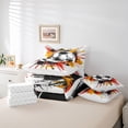 thumbnail image 6 of Erosebridal Colorful Ink Graffiti 7-Piece Twin Bedding Sets,Boys Football Soccer Bedding Comforter Set For Kids,Reversible, 6 of 7