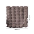 thumbnail image 3 of Amacok Faux Fur Chair Cover Seat Cushion Pad Super Soft Indoor Chair Pad, 17"X17" Soft Warm Faux Rabbit Fur Seat Cushion, Fuzzy Seat Pads Cushion for Living Bedroom Sofa, 1 Pack, 3 of 6