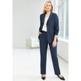 thumbnail image 6 of Jessica London Women's Plus Size Two Piece Single Breasted Pant Suit Set, 6 of 6