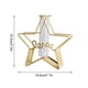 thumbnail image 4 of Florero decorativo de Metal Wosthever dorado para decoración del hogar, 4 of 6