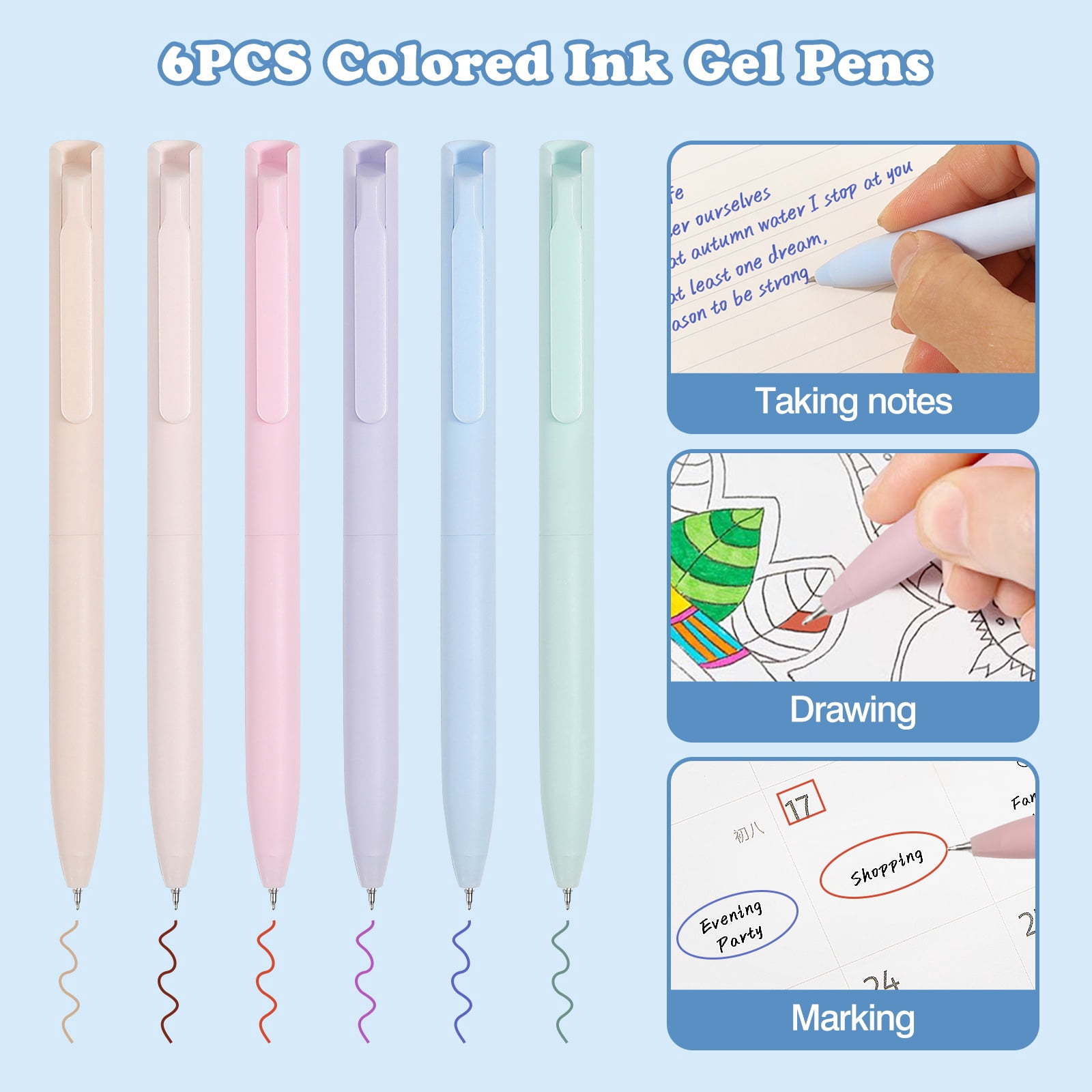 MoKo 56Pcs Aesthetic School Supplies with Pencil Case for Students Stationary College Essentials，Green