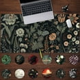 thumbnail image 2 of Aesthetic Vintage Dark Flower Plants Wildflowers Large Gaming Mousepad XXL Keyboard Mouse Mat Full Desktop Mat Women Desk Cover Mat for Work Office Home 31.5x15.8 in, 2 of 6
