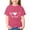A Pink, variant on ITSAME Anti-Bullying T-Shirt for Girls, Short Sleeve Crewneck Fashion Print Kids Lightweight Casual Shirts Pink Size 7-8T