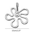 thumbnail image 4 of Small Dangle Abstract Flower Pendant Jewelry Making Charm Decorative Pendant, 4 of 15