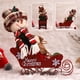 thumbnail image 5 of Ganfancp Decoraciones Navideñas Carritos Trineo Muñecos de Nieve Postura Sentada Muñecas Decoraciones Navideñas para El Hogar Juguetes Infantiles Regalos para La Familia Amigos y Niños Ofertas Flash, 5 of 6