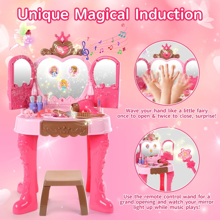 Toddler Princess Vanity Set with Lights and Music photo 7