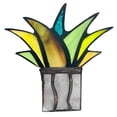 thumbnail image 1 of Decorativo Macetón de Acrílico con Suculenta Mini Áloe para Jardín y Hogar, Estilo 4, 1 of 7