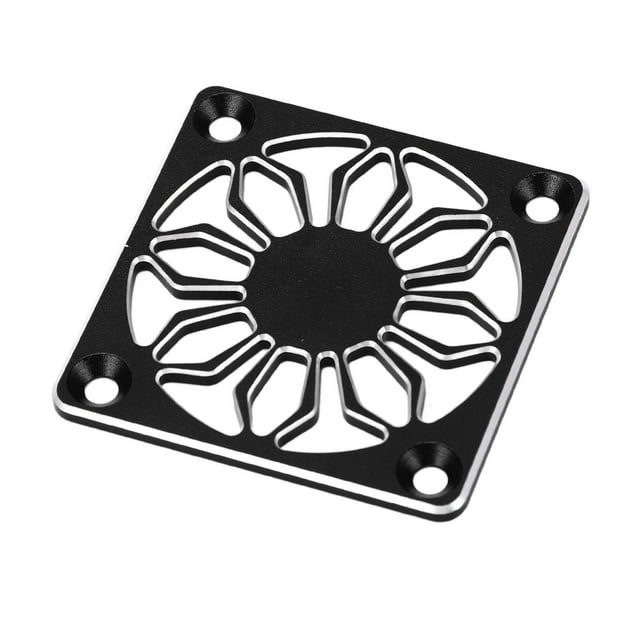 Aluminum Alloy RC Motor Cooling Fan Cover, Durable Cooling Fan Protector for RC Car, Optimized Heat Dissipation
