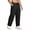 Black_001, variant on Ediodpoh Male Lined Sweatpants Open Bottom Cargo Sweat Pants for Man Wide Leg Cotton Joggers Pants with Pockets Men’s Pants Gray M