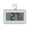 White, variant on 2PCS Household Thermometer and Hygrometer Digital Multi-Purpose Bedroom Cold Storage Refrigerator ,Simple Operation