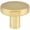 Brushed Gold, variant on Elements Gibson 1-1/4 In. Dia. Matte Black Cabinet Knob 105MB