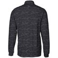 thumbnail image 3 of Men's Cutter & Buck Black Providence Friars Big & Tall Traverse Camo Print Stretch Quarter-Zip Pullover Top, 3 of 3